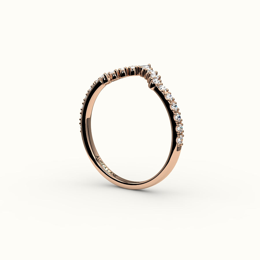 Marquise Crown Diamond Band