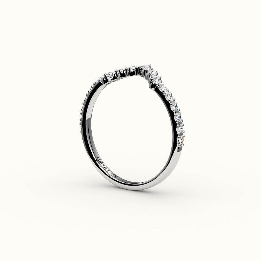 Marquise Crown Diamond Band