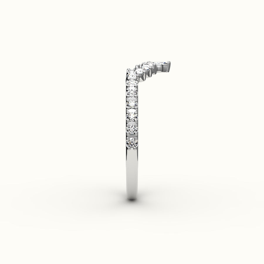 Marquise Crown Diamond Band