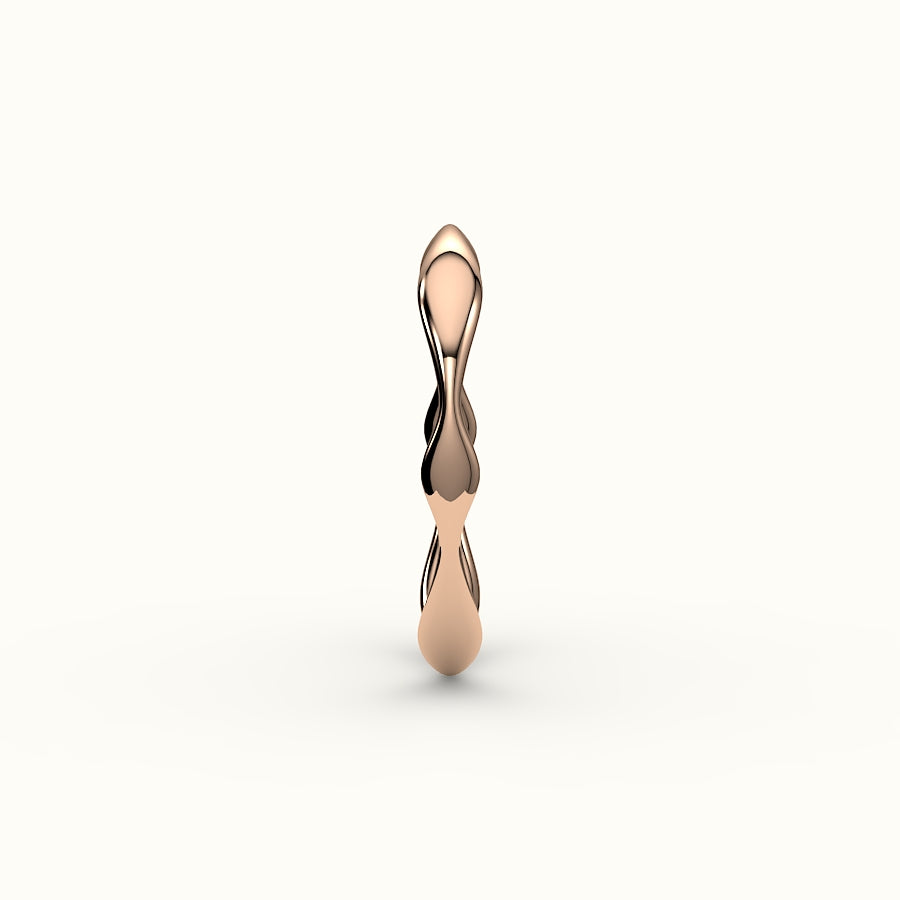 Organic Irregular Wavy Ring