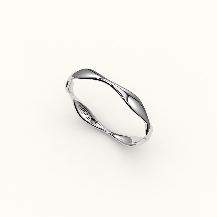Organic Irregular Wavy Ring
