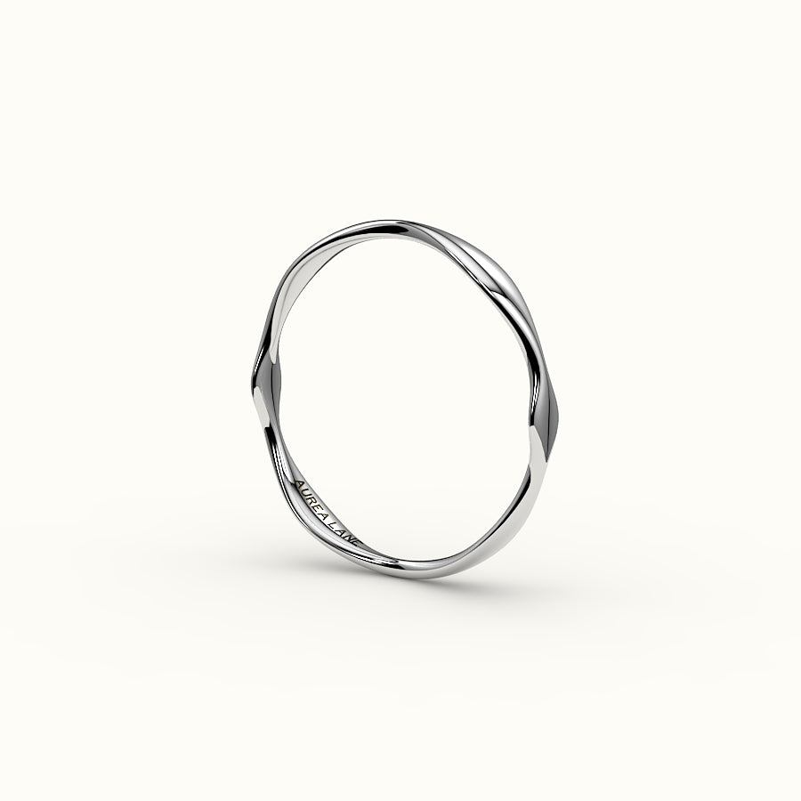 Organic Irregular Wavy Ring