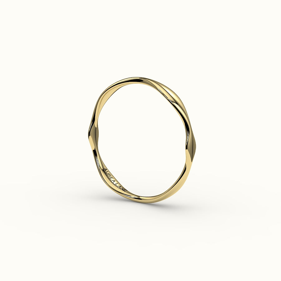 Organic Irregular Wavy Ring