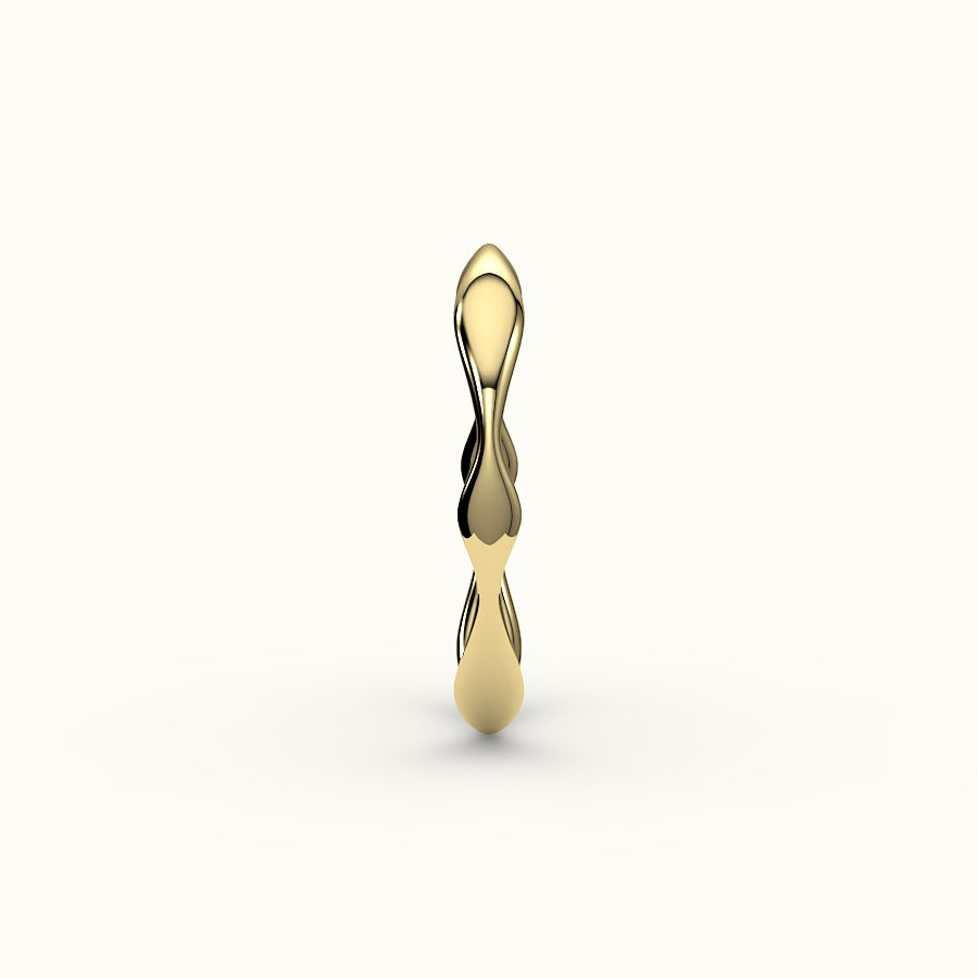 Organic Irregular Wavy Ring