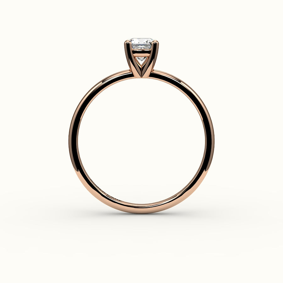 Classic Cushion Cut Solitaire Ring Setting