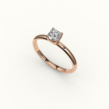 Classic Cushion Cut Solitaire Ring Setting