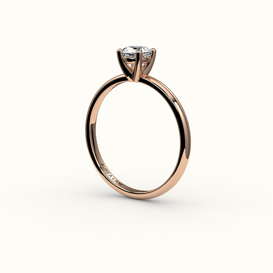 Classic Cushion Cut Solitaire Ring Setting