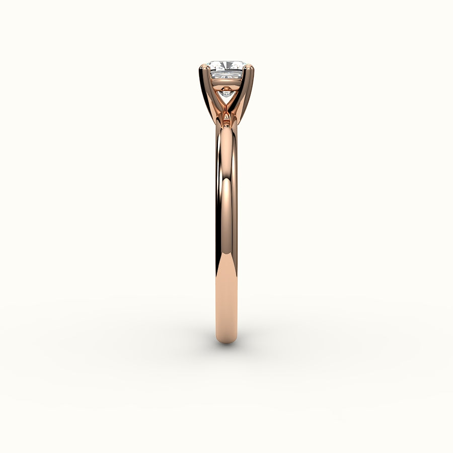 Classic Cushion Cut Solitaire Ring Setting