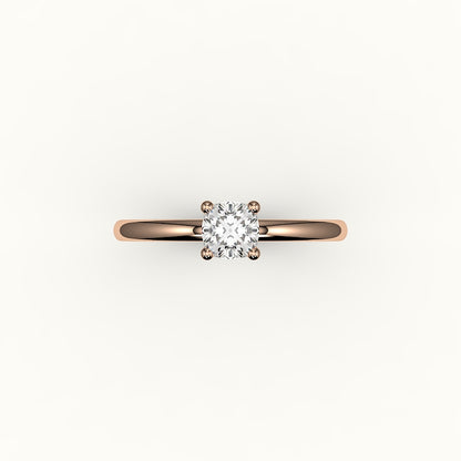 Classic Cushion Cut Solitaire Ring Setting