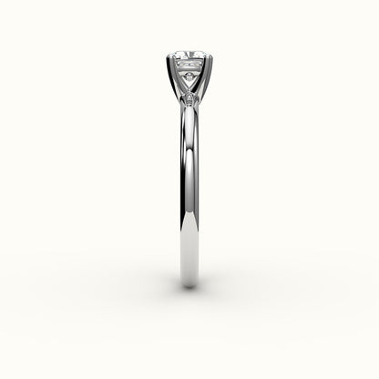 Classic Cushion Cut Solitaire Ring Setting