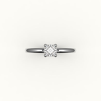 Classic Cushion Cut Solitaire Ring Setting