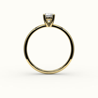 Classic Cushion Cut Solitaire Ring Setting