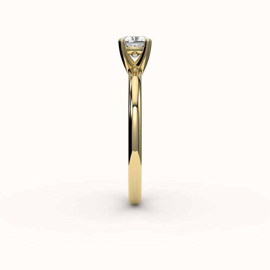 Classic Cushion Cut Solitaire Ring Setting