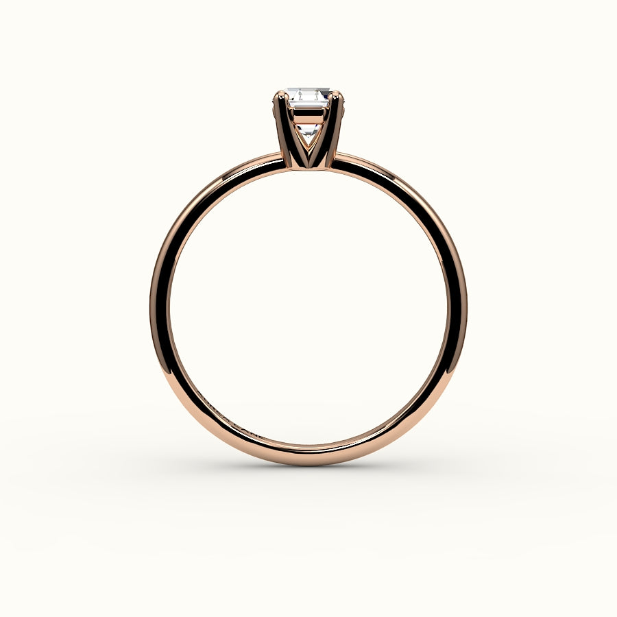 Classic Octagon Cut Solitaire Ring Setting