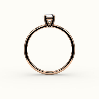Classic Octagon Cut Solitaire Ring Setting
