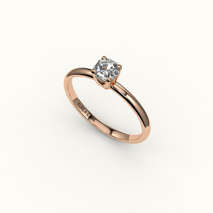Classic Octagon Cut Solitaire Ring Setting