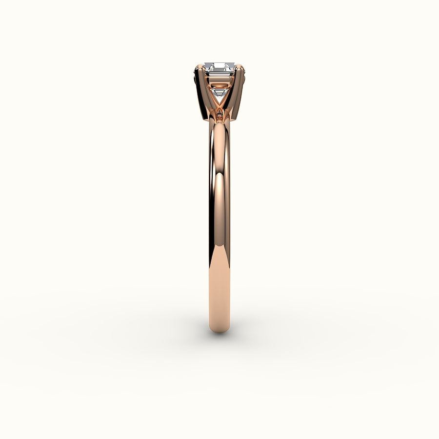 Classic Octagon Cut Solitaire Ring Setting