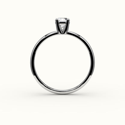 Classic Octagon Cut Solitaire Ring Setting