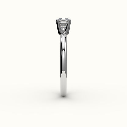 Classic Octagon Cut Solitaire Ring Setting