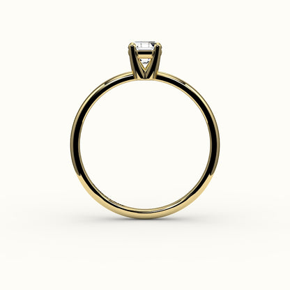 Classic Octagon Cut Solitaire Ring Setting