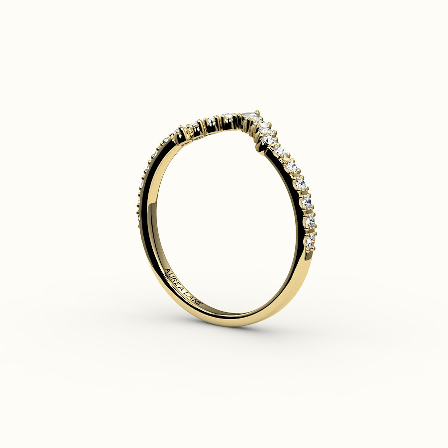 Marquise Crown Diamond Band