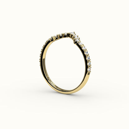 Marquise Crown Diamond Band