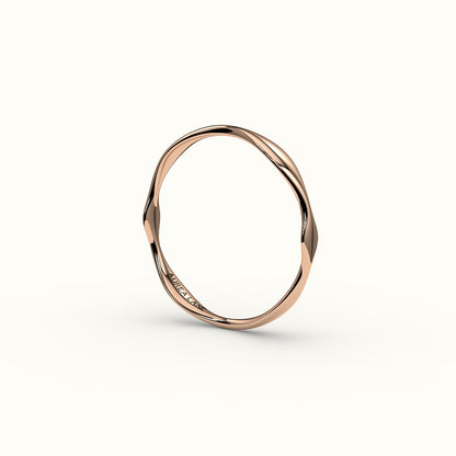 Organic Irregular Wavy Ring