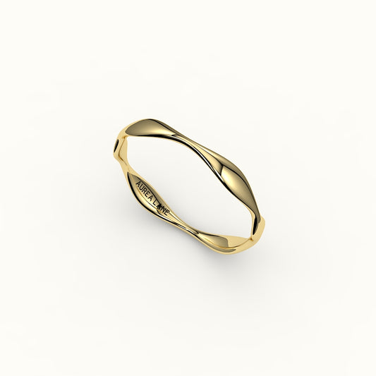 Organic Irregular Wavy Ring
